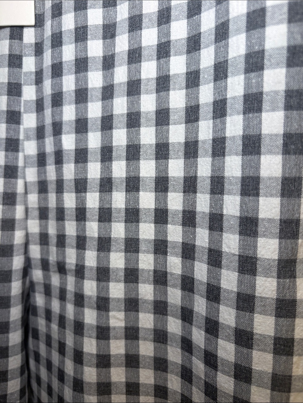 Commense Black and White Gingham Wide-Leg Pants - Picture 5 of 9